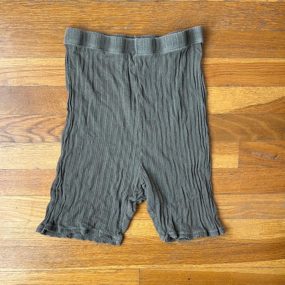 Adult pointelle bicycle short - size m
